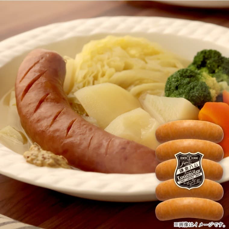 鎌倉フランクあらびき360g-鎌倉ハム 富岡商会