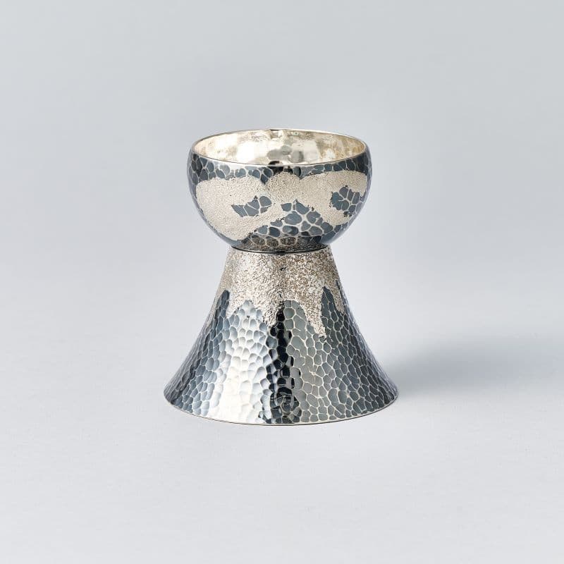 純銀　玉盃　つきみふじ　黒-森銀器製作所公式オンラインショップ