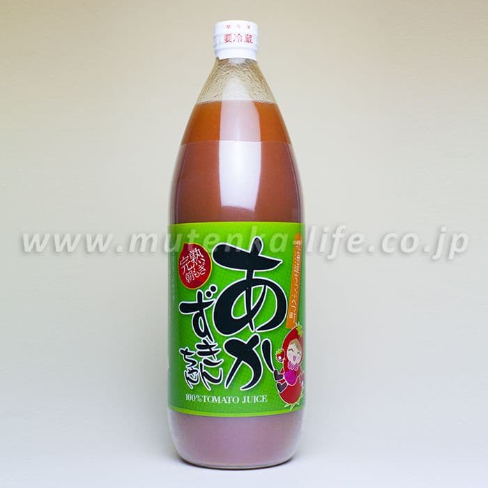 あかずきんちゃん 1000ml｜北海道ちっぷべつ町トマトジュース｜秩父別振興公社【軽税８％】 【無添加ライフ｜黒酢と吸い玉と健康のお店｜株式会社健康ライフ】