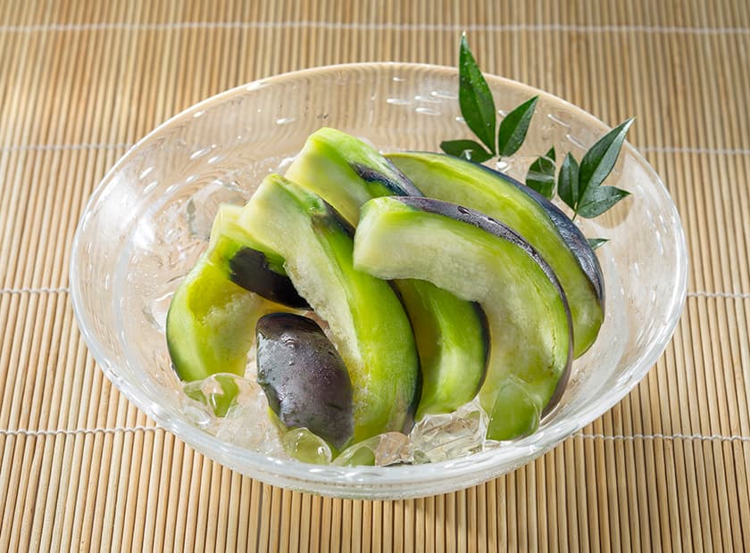 泉州 本水茄子 | 季節のお漬物 | 銀座やまう