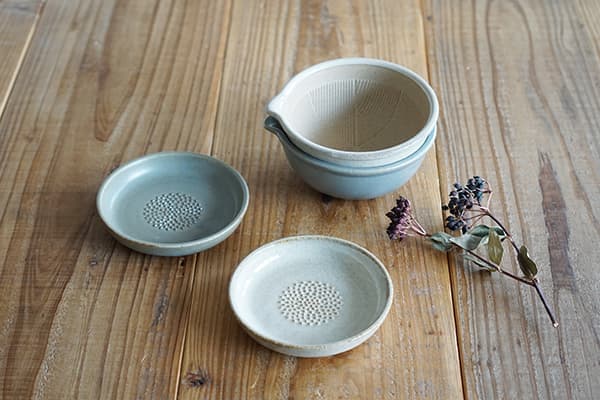 studio m' レゼット おろし皿 ブラン｜和食器の通販 monsen
