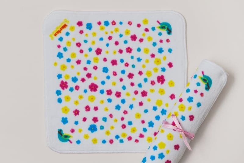 マリアン柄ハンドタオル-佐世保市の名物・お菓子 ぽると総本舗