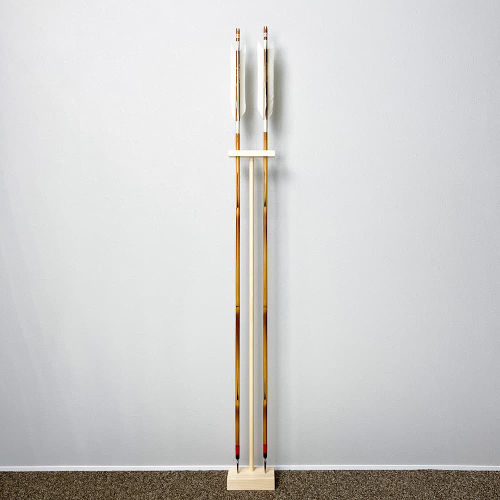 竹矢 台付き 一手 95.2cm 33g 正宗作 | 古弓具 二月堂