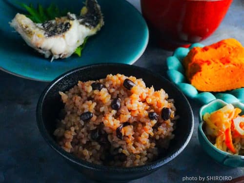 発酵玄米セット | 丹波産コシヒカリの玄米・大粒小豆丹波大納言 | ふくこめ 醗酵玄米